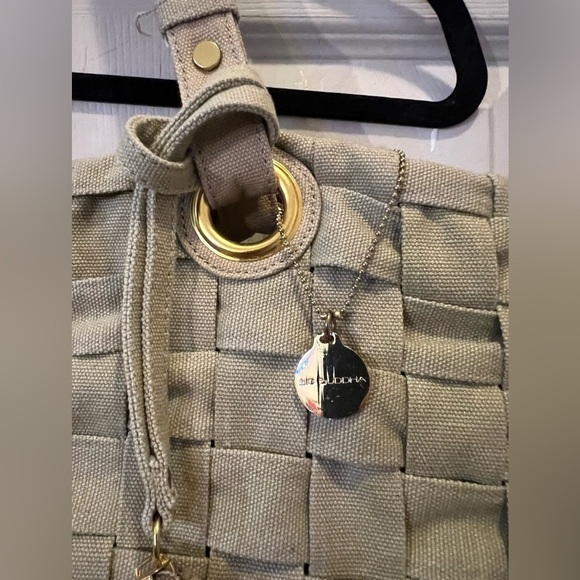 Big Budda Light Brown Canvas Tote - Picture 2 of 8